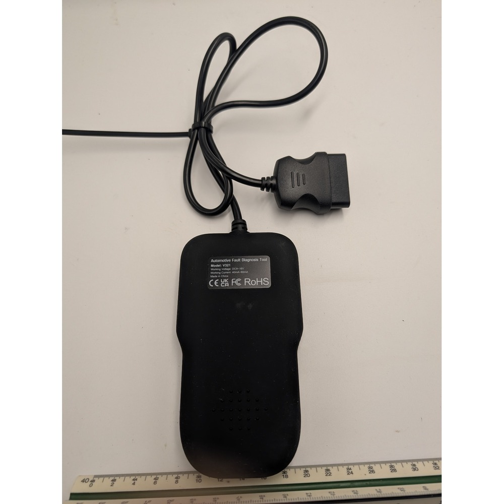 ATDIAG V321 OBDII Automotive Fault Diagnosis Tool Car Code Reader Scanner Black - Picture 4 of 4